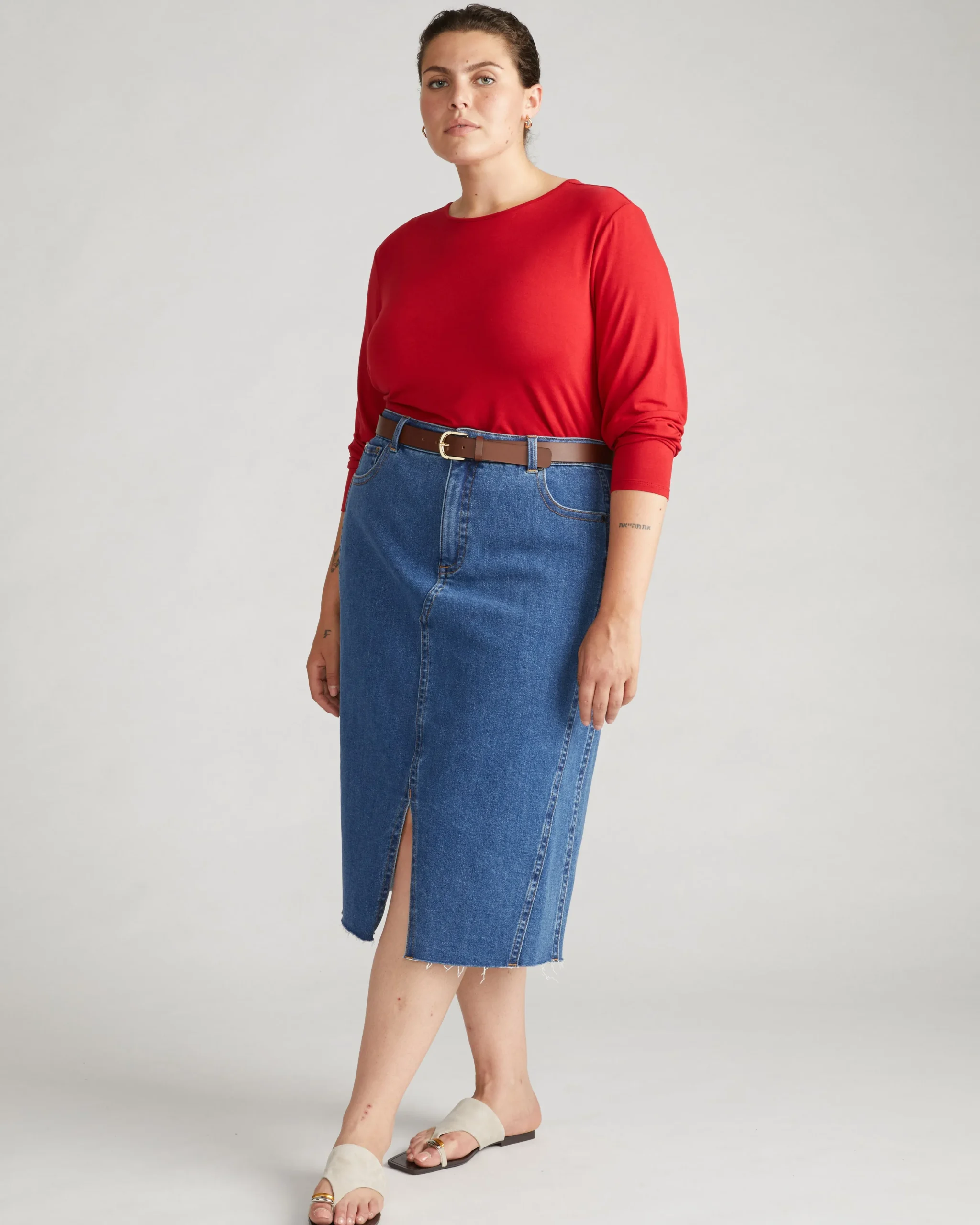 Dakota Denim Skirt Odeon Blue