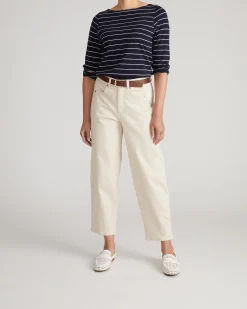 Dakota Twisted Leg Jeans Ecru