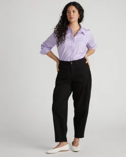 Dakota Twisted Leg Jeans Jet Black