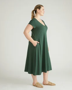 Danna Jersey Dress Conifer