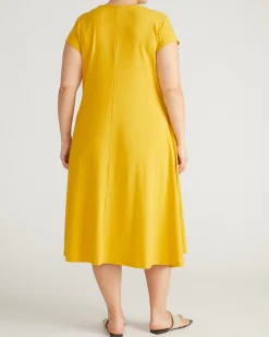 Danna Jersey Dress Goldenrod