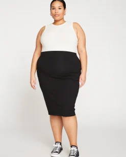 Danube Jersey Skirt Black