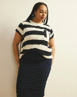 Danube Jersey Skirt Midnight