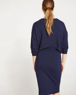 Danube Jersey Skirt Midnight