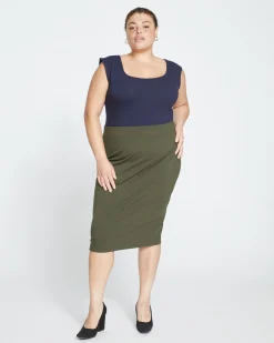 Danube Jersey Skirt Nori