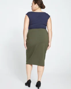 Danube Jersey Skirt Nori