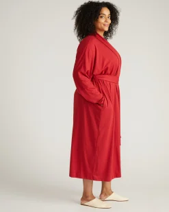 Daphne Lounge Robe Raspberry