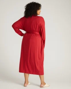 Daphne Lounge Robe Raspberry