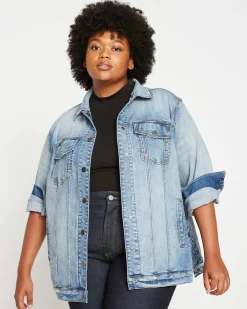 Denim Chore Jacket Light Blue