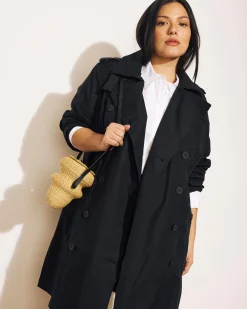 Derjon Trench Coat Black