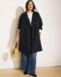 Derjon Trench Coat Black
