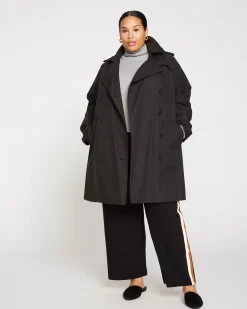 Derjon Trench Coat Black