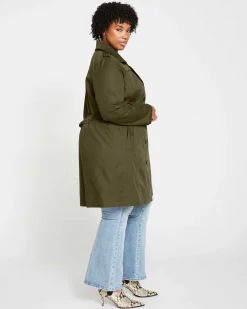 Derjon Trench Coat Camo