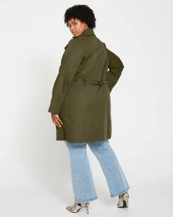 Derjon Trench Coat Camo