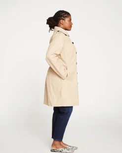 Derjon Trench Coat Khaki