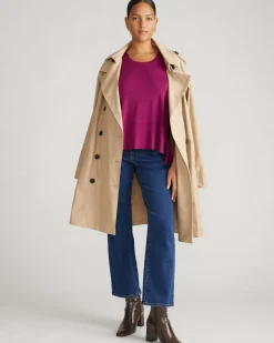 Derjon Trench Coat Khaki