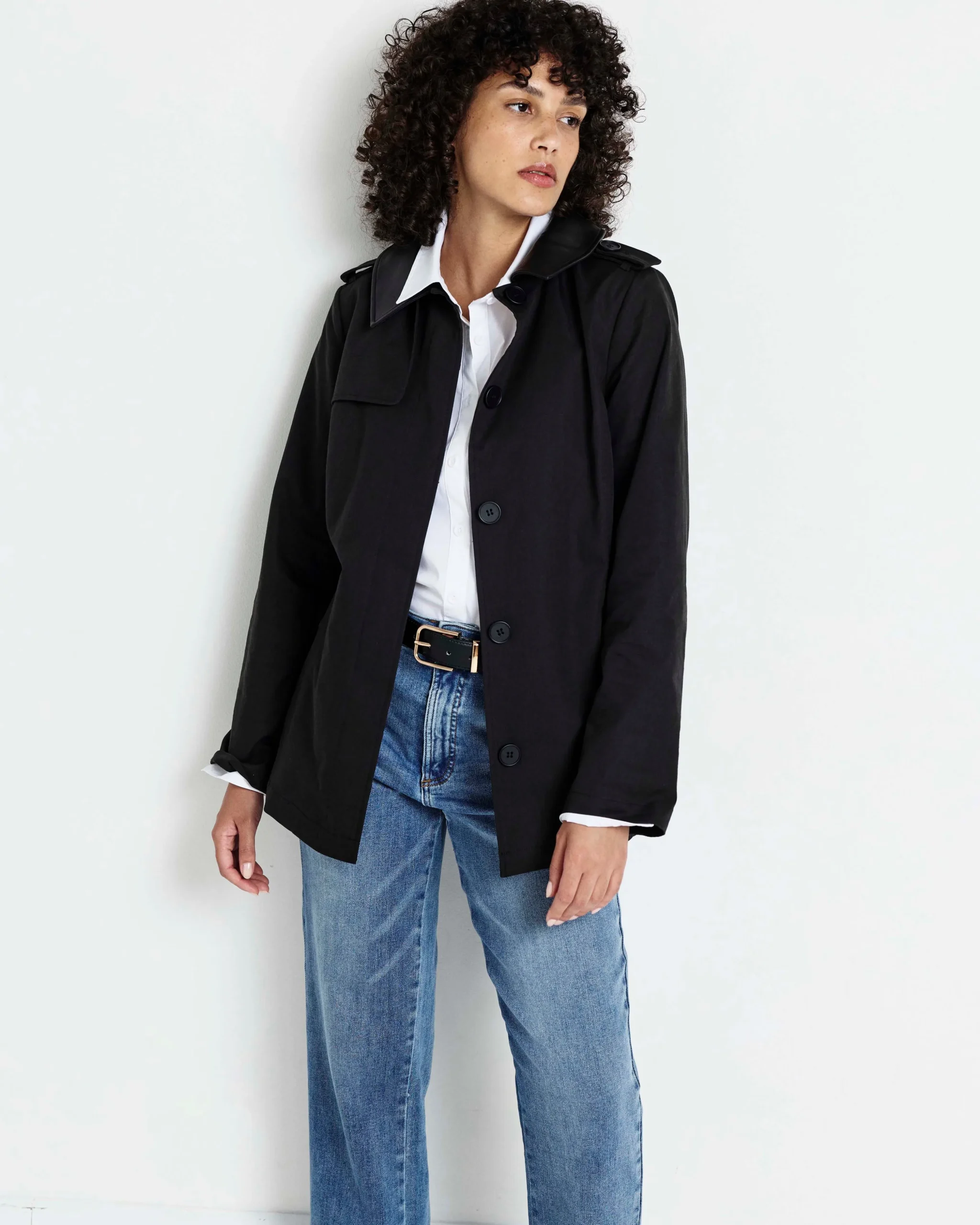 Freya Trench Coat Black