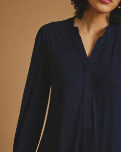 Gramercy Liquid Jersey Dress Midnight