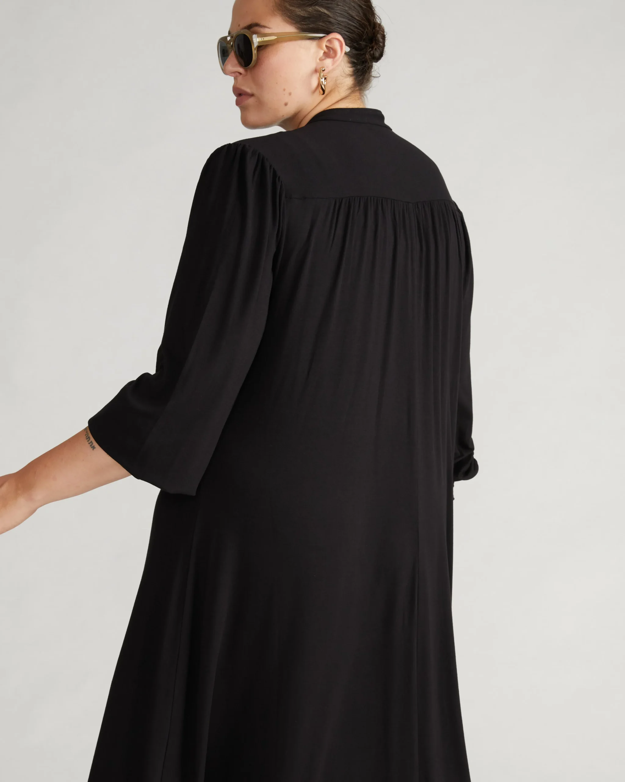 Gramercy Liquid Jersey Dress Black