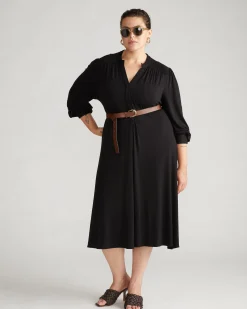 Gramercy Liquid Jersey Dress Black