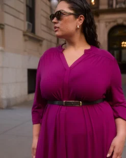 Gramercy Liquid Jersey Dress Rothko Purple