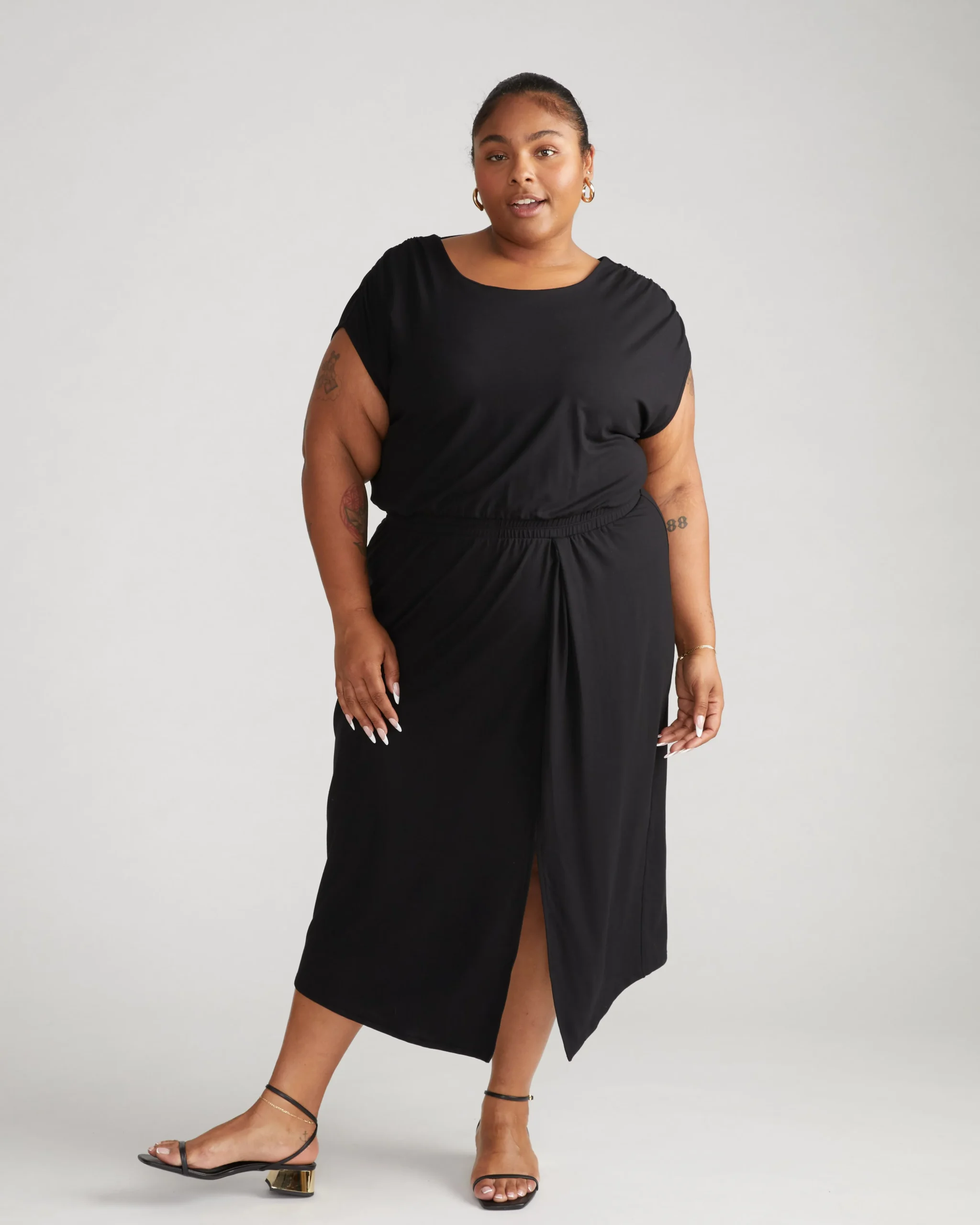 Havana Divine Jersey Dress Black