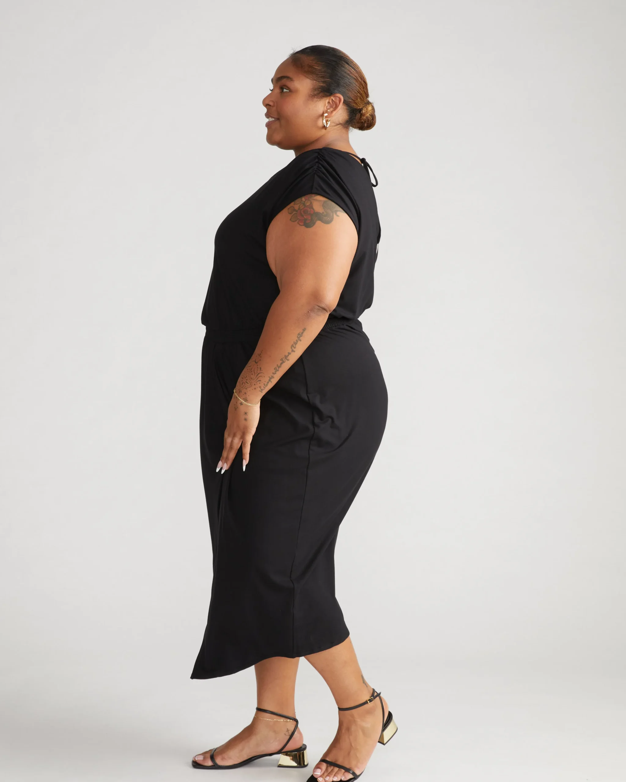 Havana Divine Jersey Dress Black