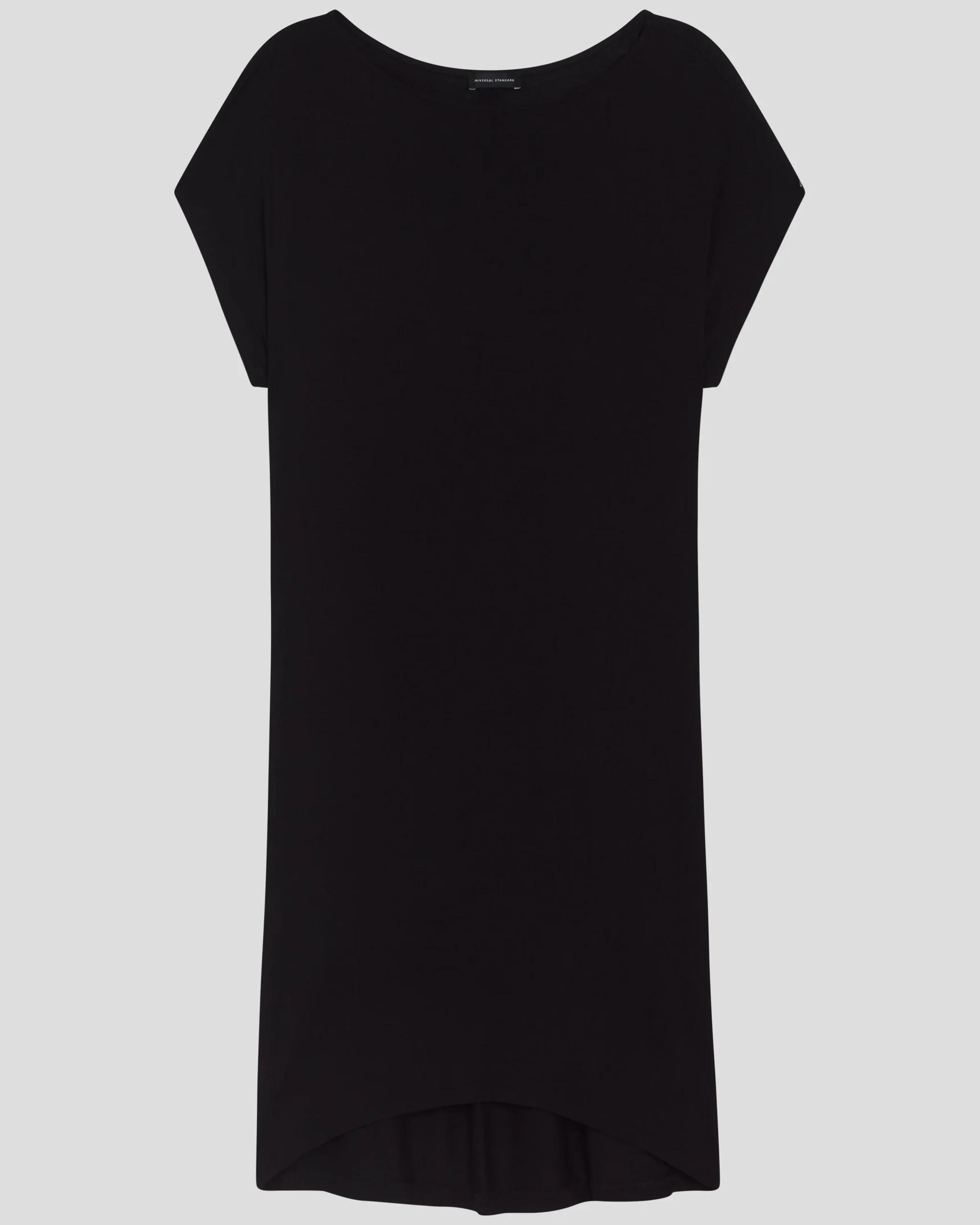 Helen Liquid Jersey Shift Dress Black
