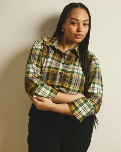 Henning x US Madison Shirt Brown Plaid