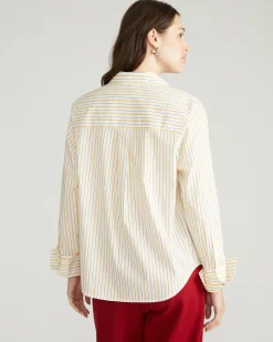 Henning x US Madison Shirt Yellow Multi Stripe