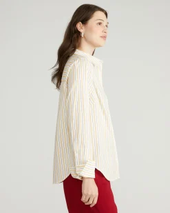 Henning x US Madison Shirt Yellow Multi Stripe