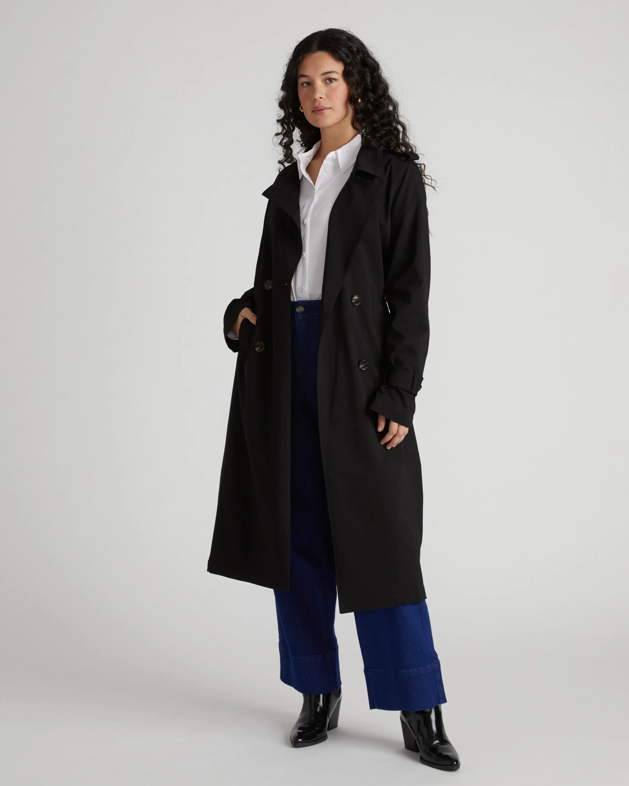 Henning x US Park Soft Trench Black