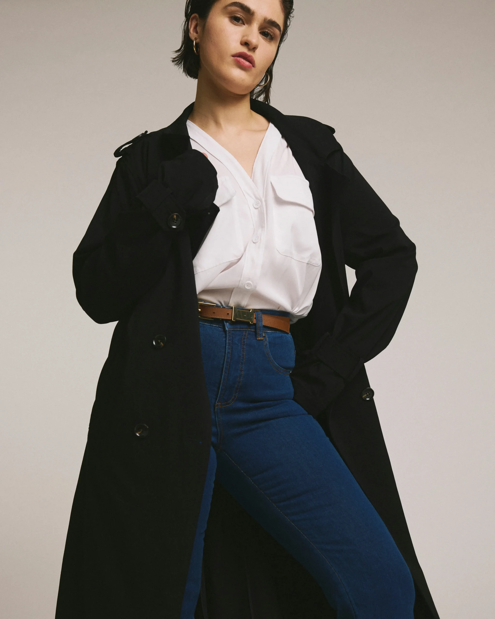 Henning x US Park Soft Trench Black