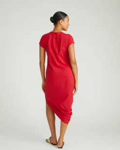 Iconic Geneva Dress Ruby Red