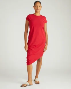 Iconic Geneva Dress Ruby Red