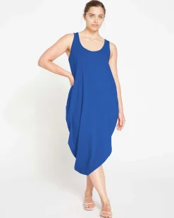 Iconic Geneva Tank Dress Lapis