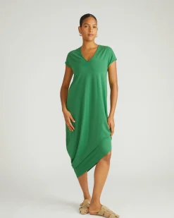 Iconic Geneva V-Neck Dress Clover