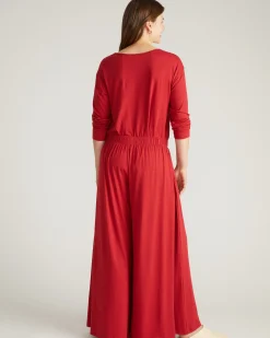 Isadora Wide Leg Lounge Pants Raspberry