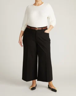 Joan Liquid Jersey Long Sleeve Top White