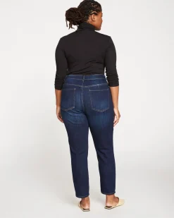Joni High Rise Curve Slim Leg Jeans 27 Inch Midnight Blue