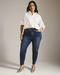 Joni High Rise Curve Slim Leg Jeans 27 Inch True Blue