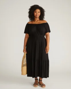 Kahlo Liquid Jersey Dress Black