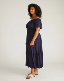 Kahlo Liquid Jersey Dress Midnight