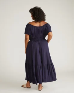Kahlo Liquid Jersey Dress Midnight