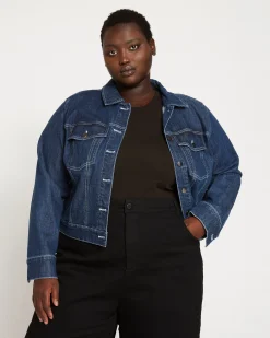 Kelsey Denim Jacket Dark Indigo