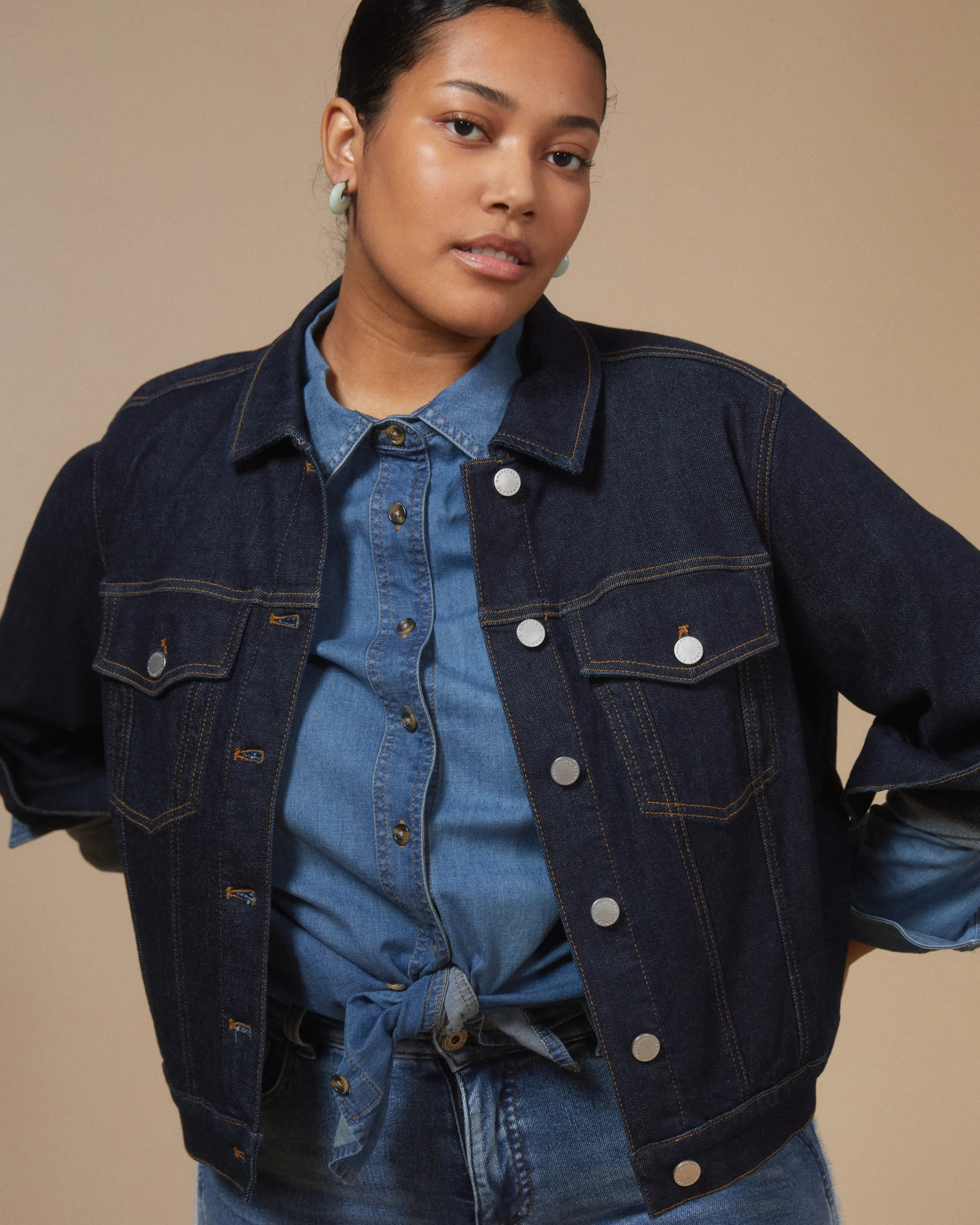 Kelsey Denim Jacket Vintage Indigo Selvedge