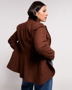 Kidjo Tailored Wool Jacket Grizzly