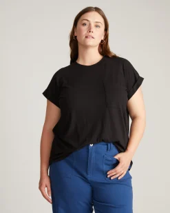 Light-As-Air Boy Tee Black