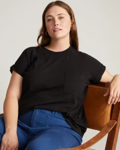 Light-As-Air Boy Tee Black
