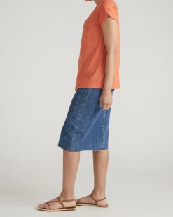 Light-As-Air Boy Tee Italian Orange
